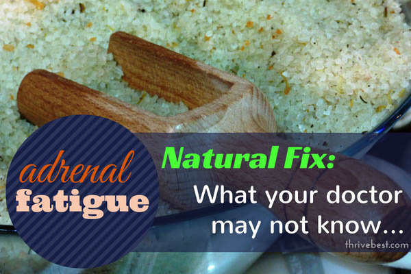 Unbleached Natural Salt for Adrenal Fatigue