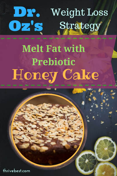 Prebiotic Food Cake with Honey for Weight Loss